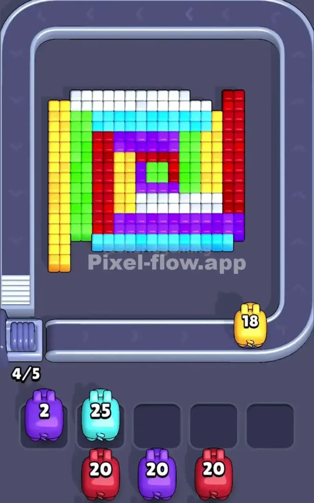 Pixel Flow Level 51 Solution 1