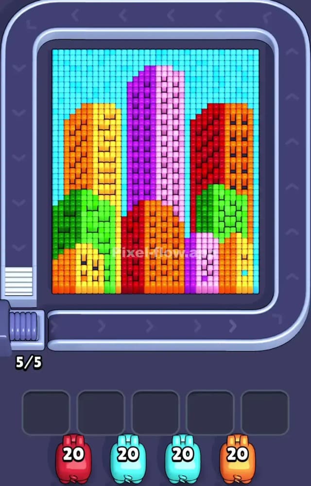 Pixel Flow Level 1041 Gameplay