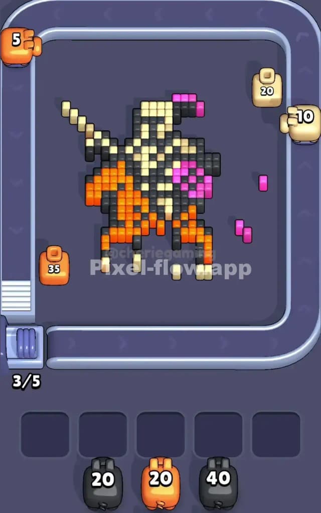 Pixel Flow Level 71 Solution 1