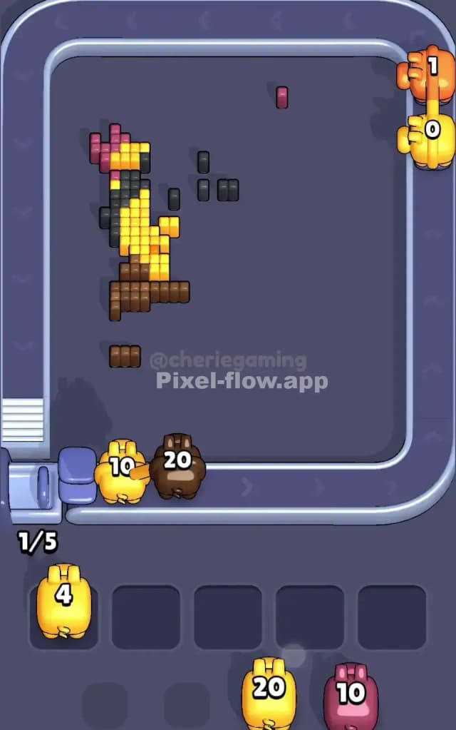 Pixel Flow Level 478 Solution 3