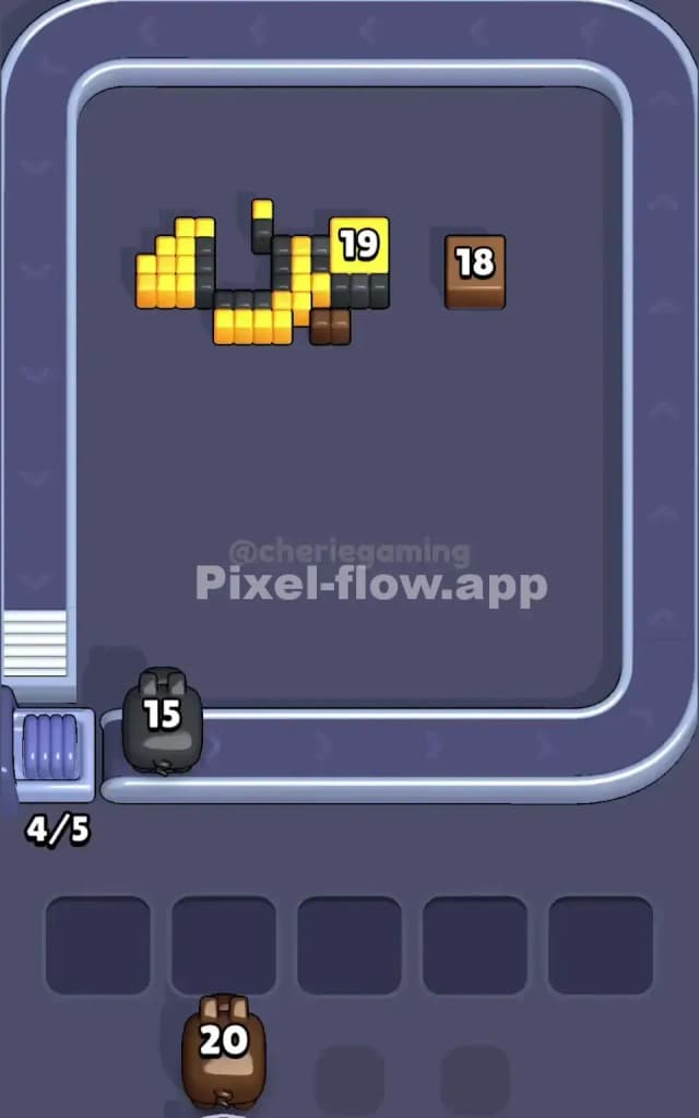 Pixel Flow Level 162 Solution 3