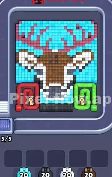 Pixel Flow Level 341 Gameplay