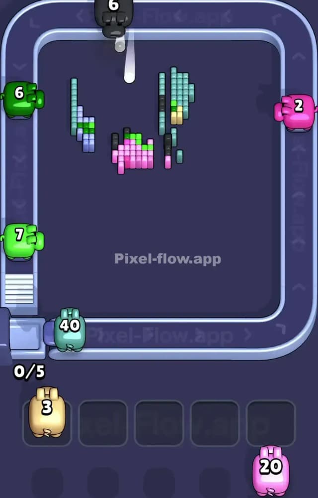 Pixel Flow Level 1156 Solution 3