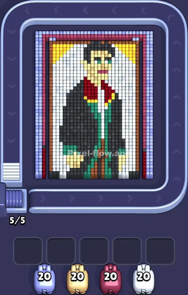 Pixel Flow Level 938 Gameplay