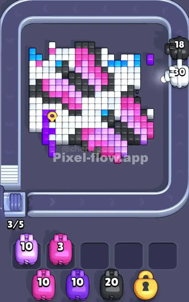 Pixel Flow Level 41 Solution 1