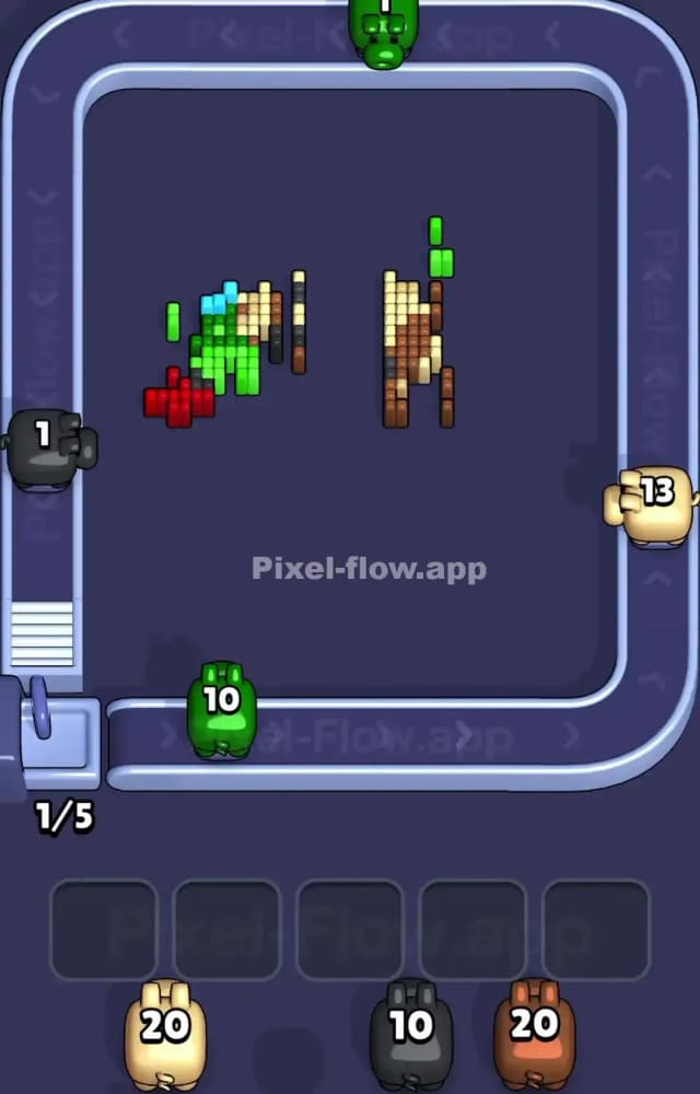 Pixel Flow Level 1223 Solution 3