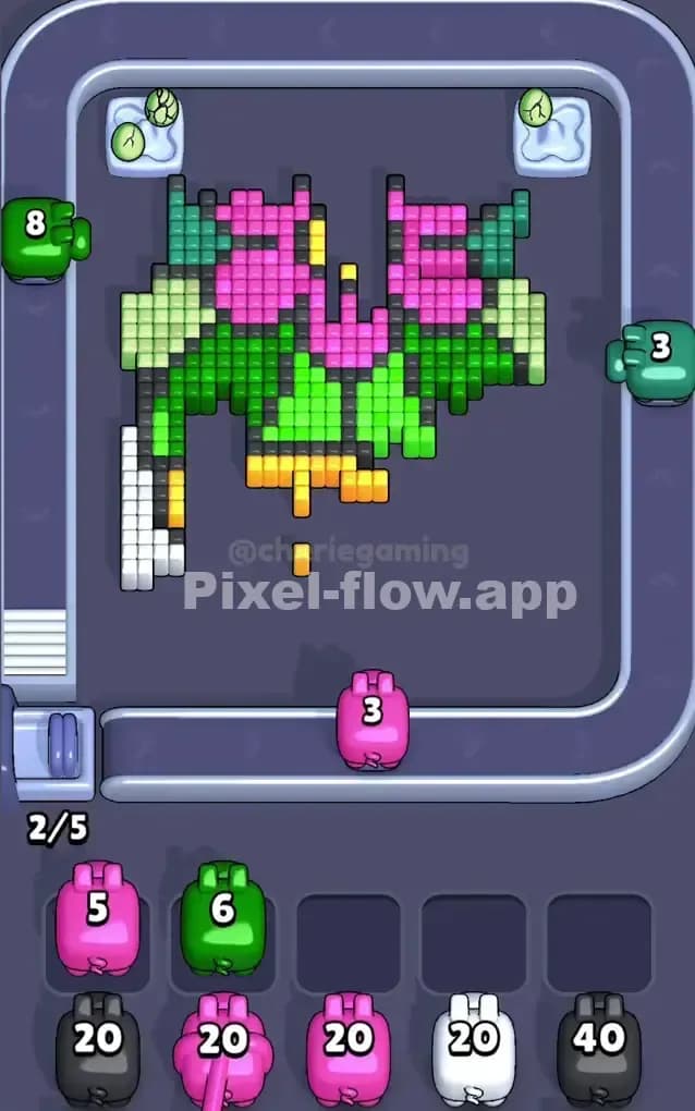 Pixel Flow Level 267 Solution 2