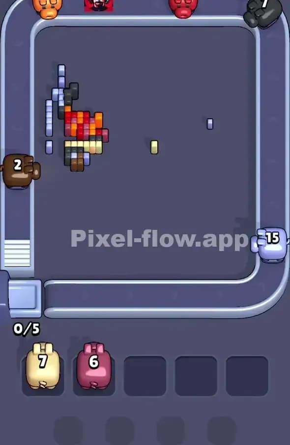 Pixel Flow Level 347 Solution 3
