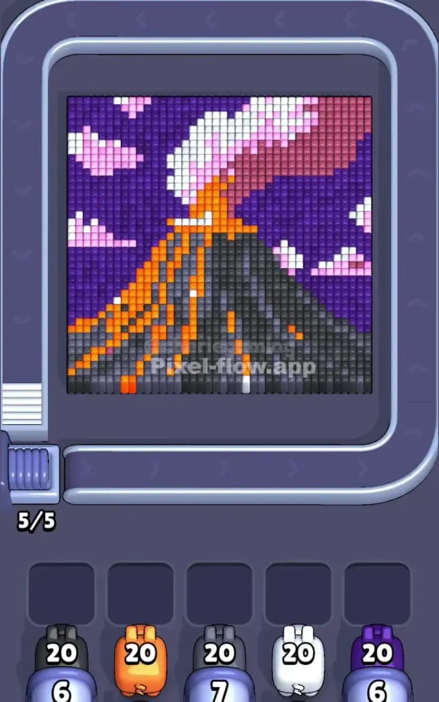 Pixel Flow Level 324 Gameplay