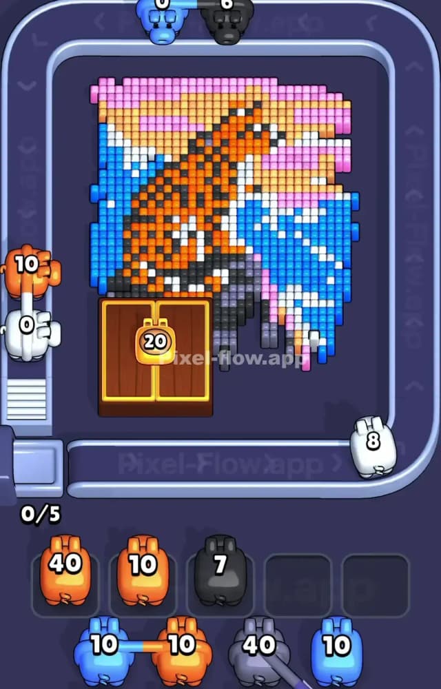 Pixel Flow Level 1263 Solution 1