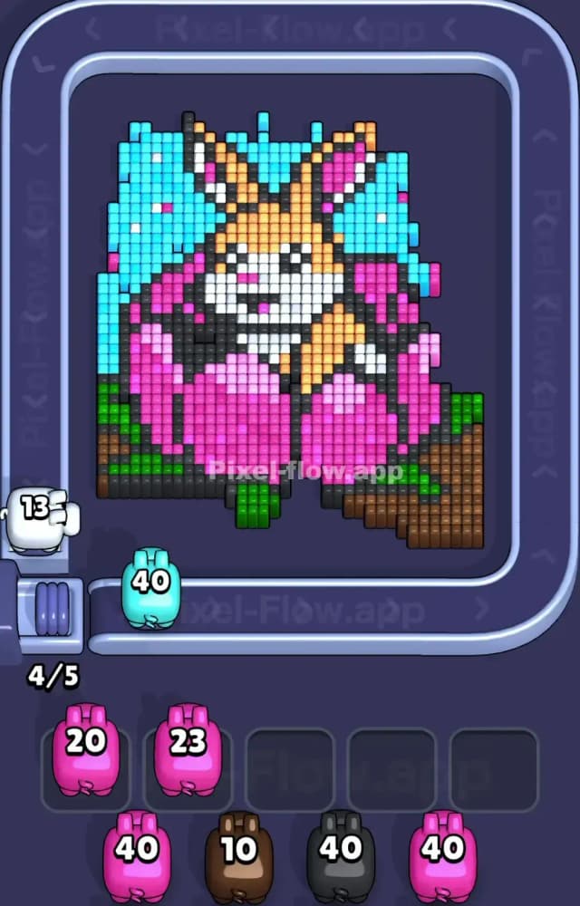 Pixel Flow Level 1391 Solution 2
