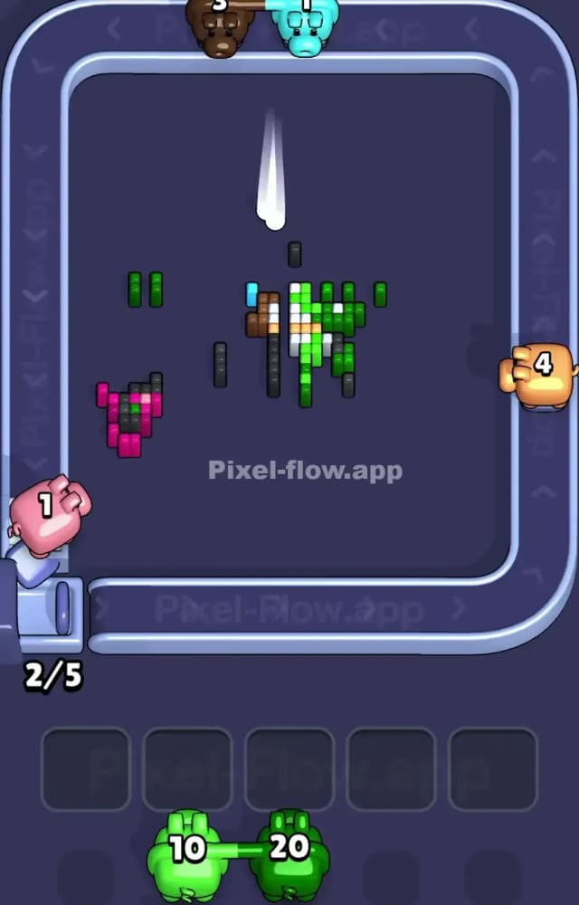 Pixel Flow Level 1357 Solution 3