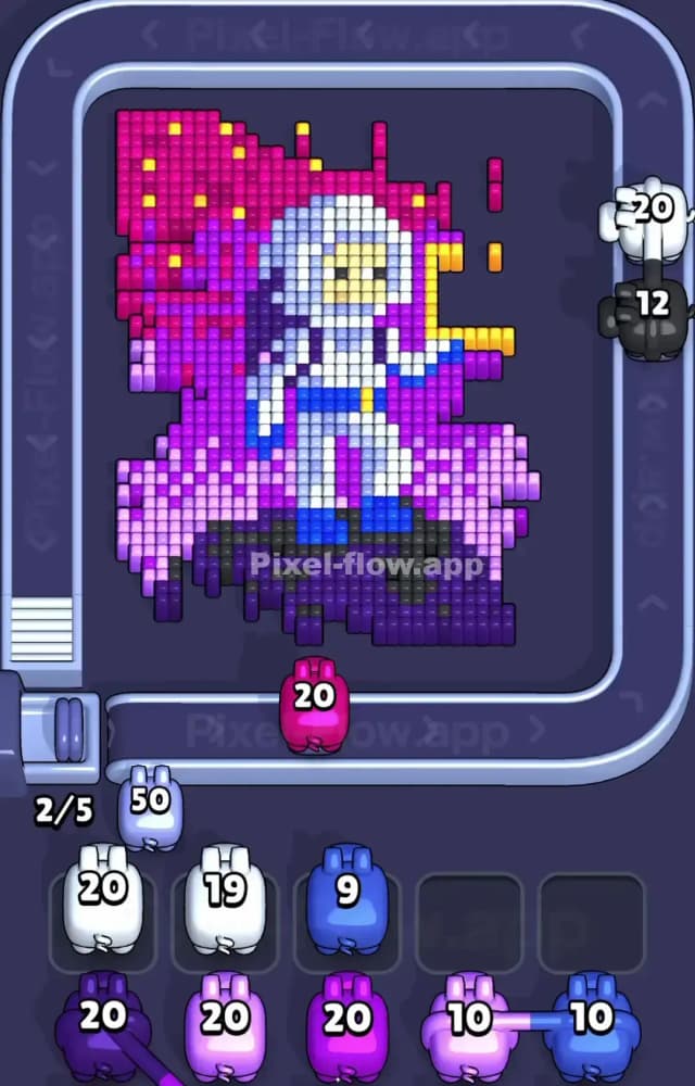 Pixel Flow Level 1427 Solution 1