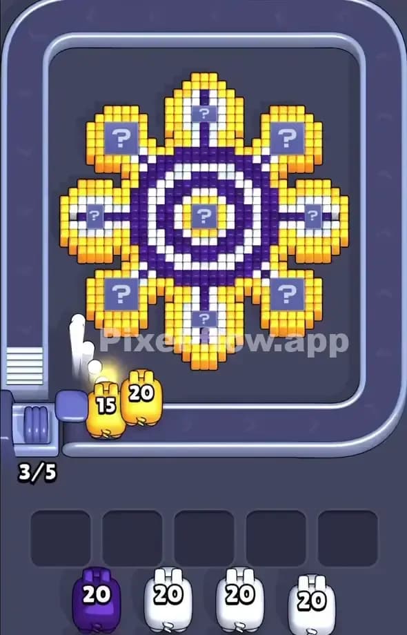 Pixel Flow Level 525 Gameplay