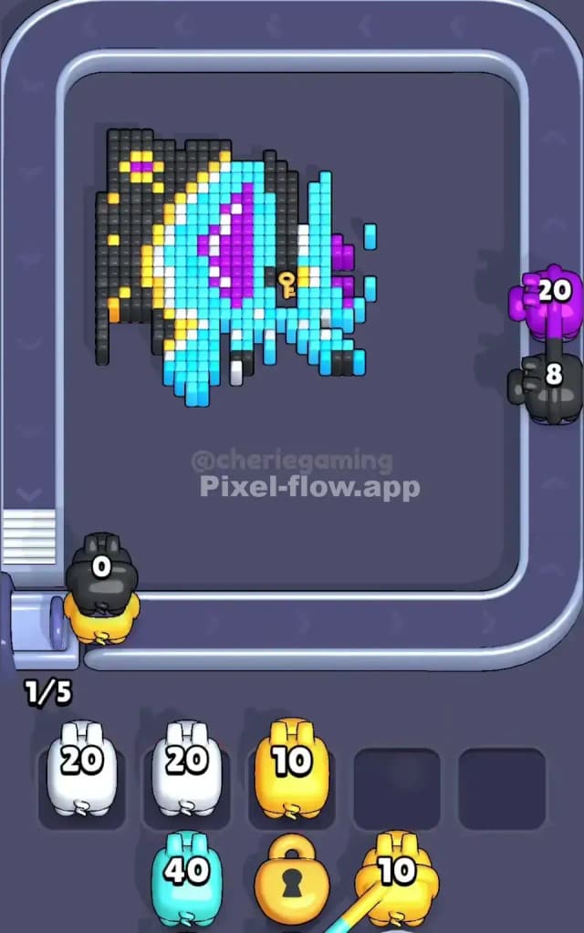 Pixel Flow Bunny Level Solution 2