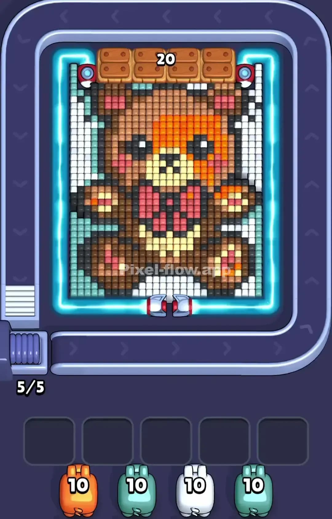 Pixel Flow Level 1160 Screenshot