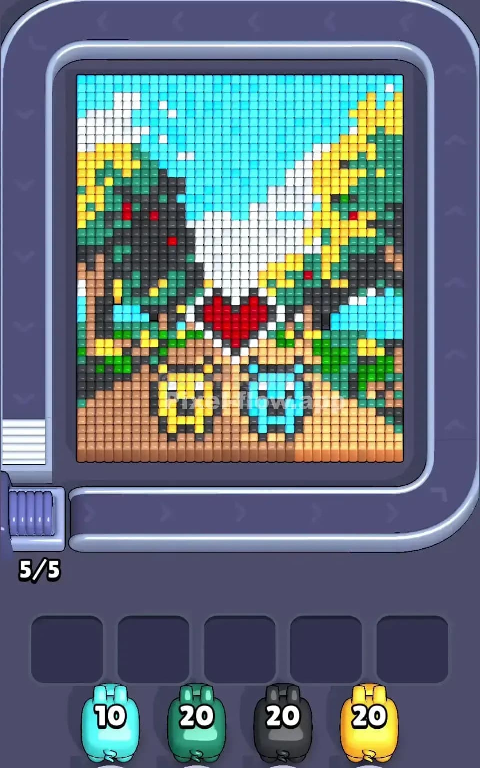 Pixel Flow Level 647 Screenshot