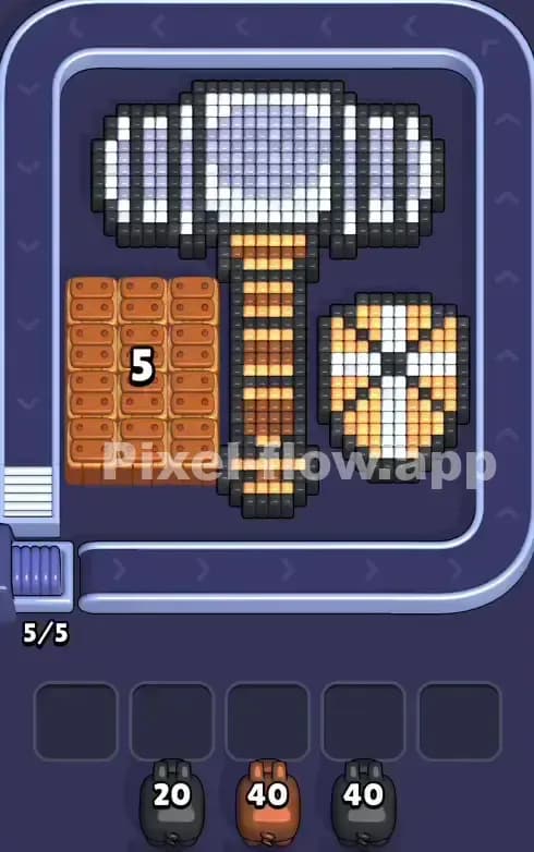 Pixel Flow Level 821 Gameplay