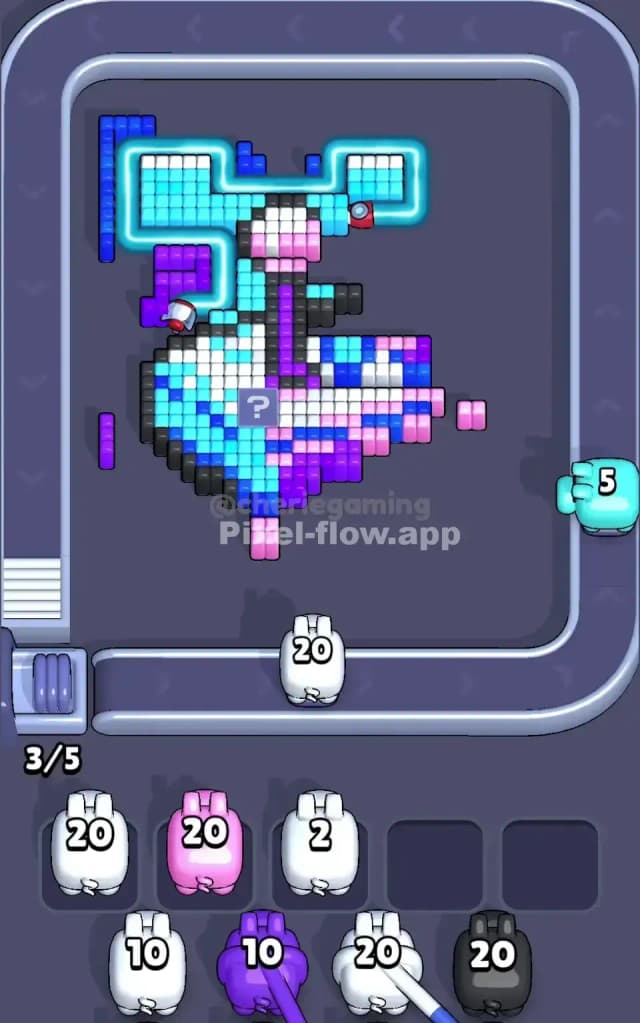 Pixel Flow Level 587 Solution 1