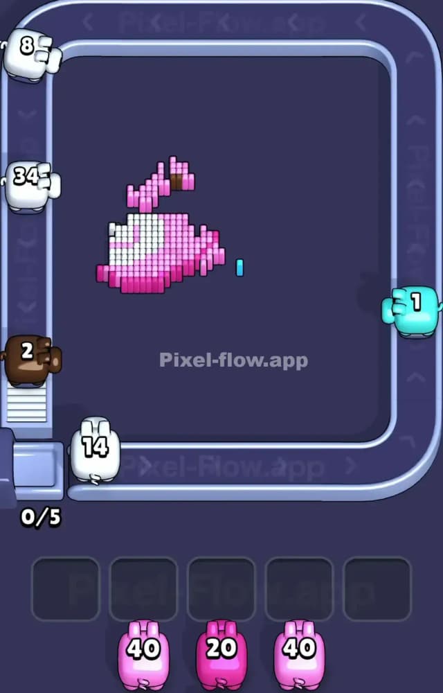 Pixel Flow Level 1351 Solution 3
