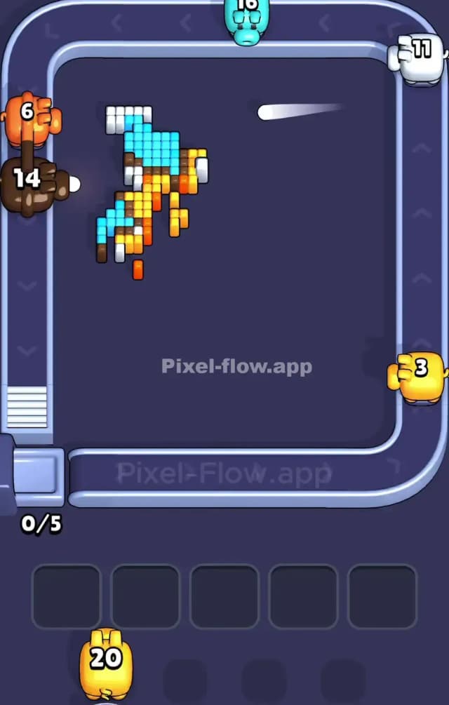 Pixel Flow Level 814 Solution 3