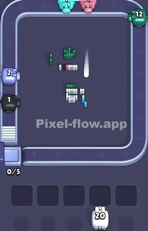 Pixel Flow Level 552 Solution 3