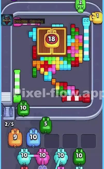 Pixel Flow Level 433 Solution 2