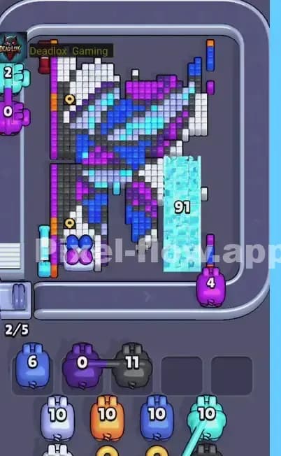 Pixel Flow Level 446 Solution 1