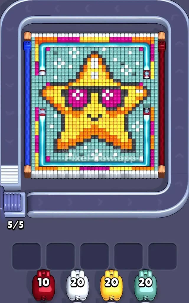 Pixel Flow Level 583 Gameplay