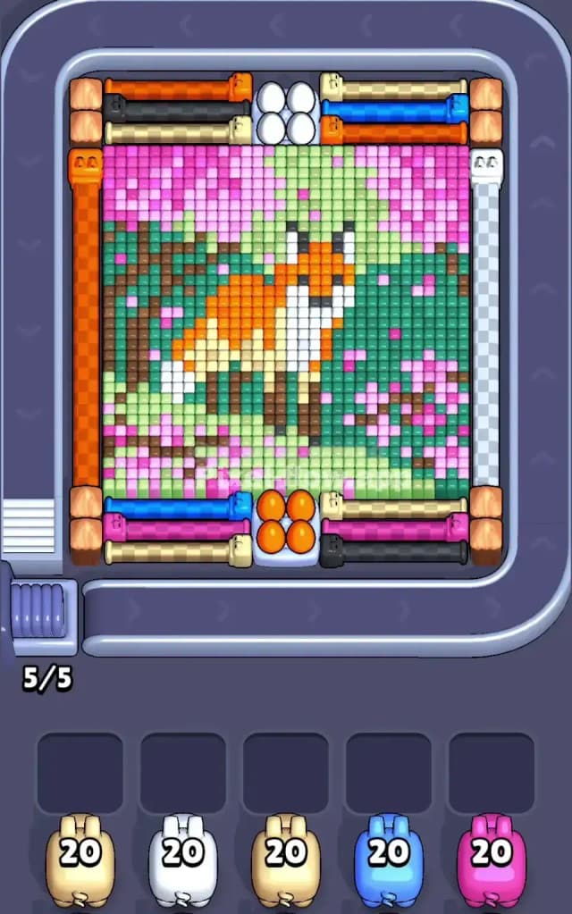 Pixel Flow Level 369 Gameplay