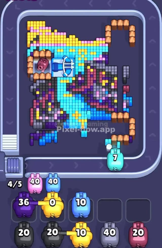 Pixel Flow Level 1712 Solution 1