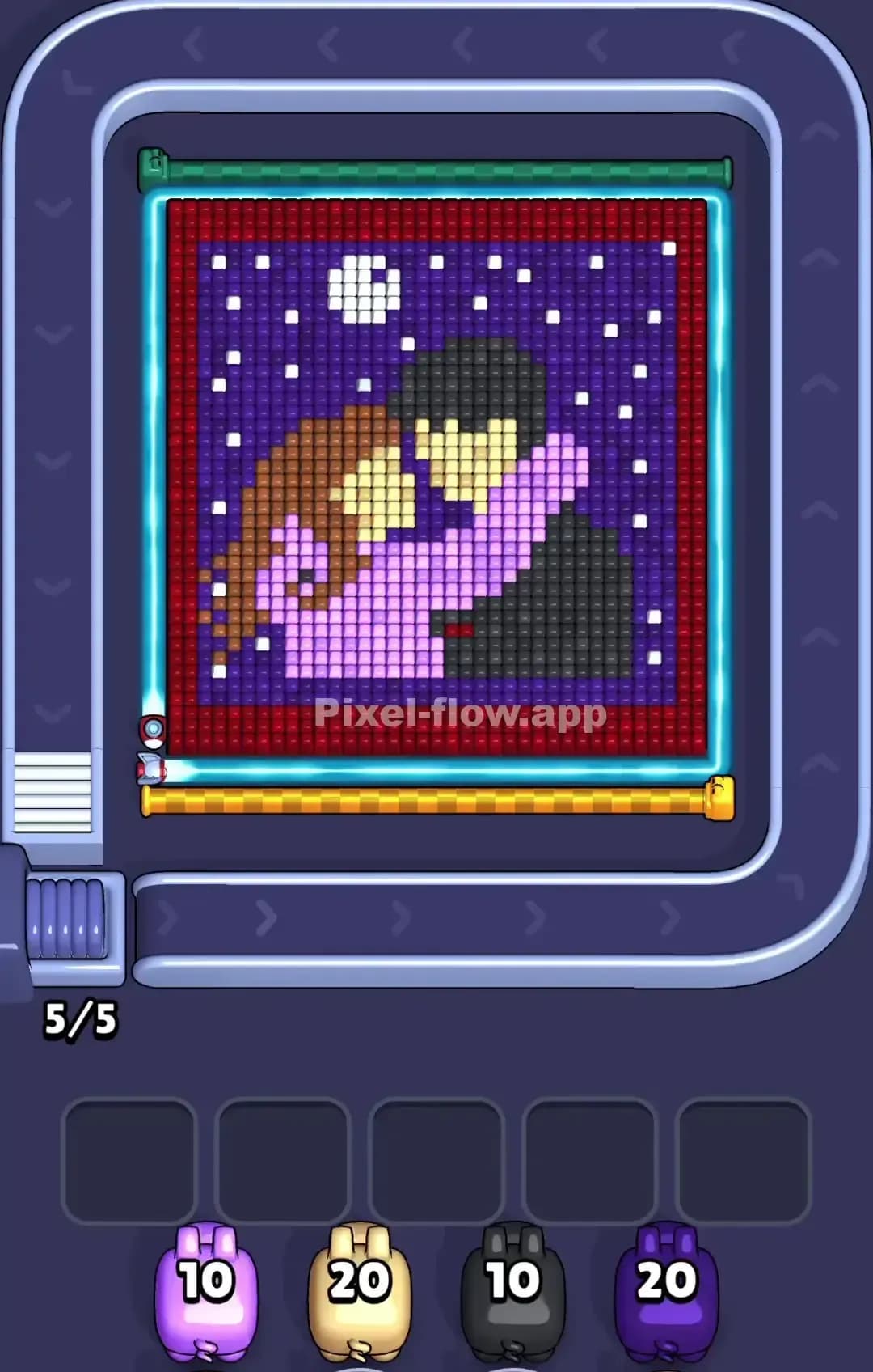 Pixel Flow Hugging Couple Level Screenshot