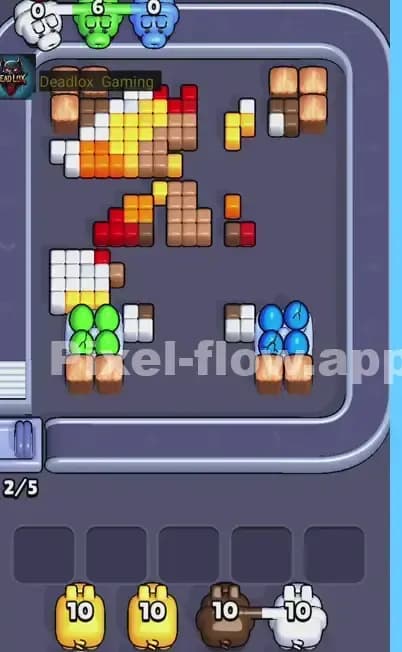 Pixel Flow Level 445 Solution 2