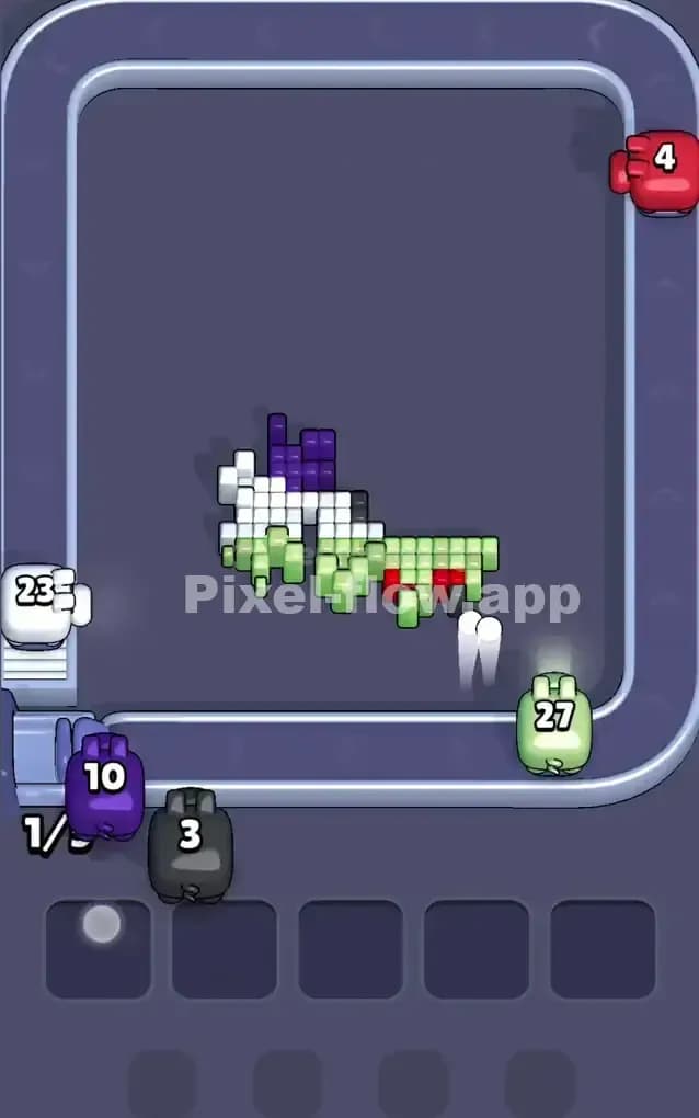 Pixel Flow Level 279 Solution 3