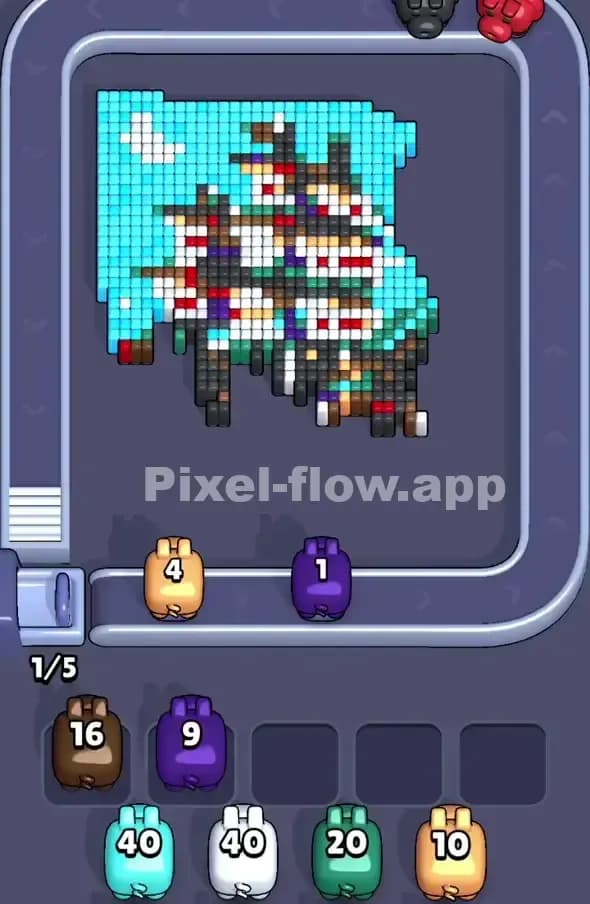 Pixel Flow Level 413 Solution 1