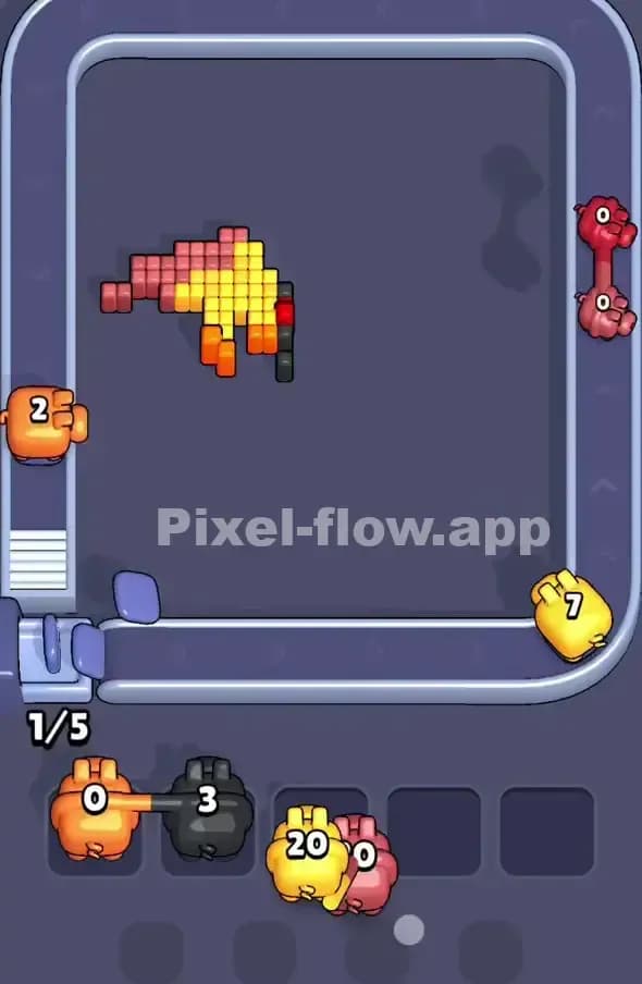 Pixel Flow Level 382 Solution 3