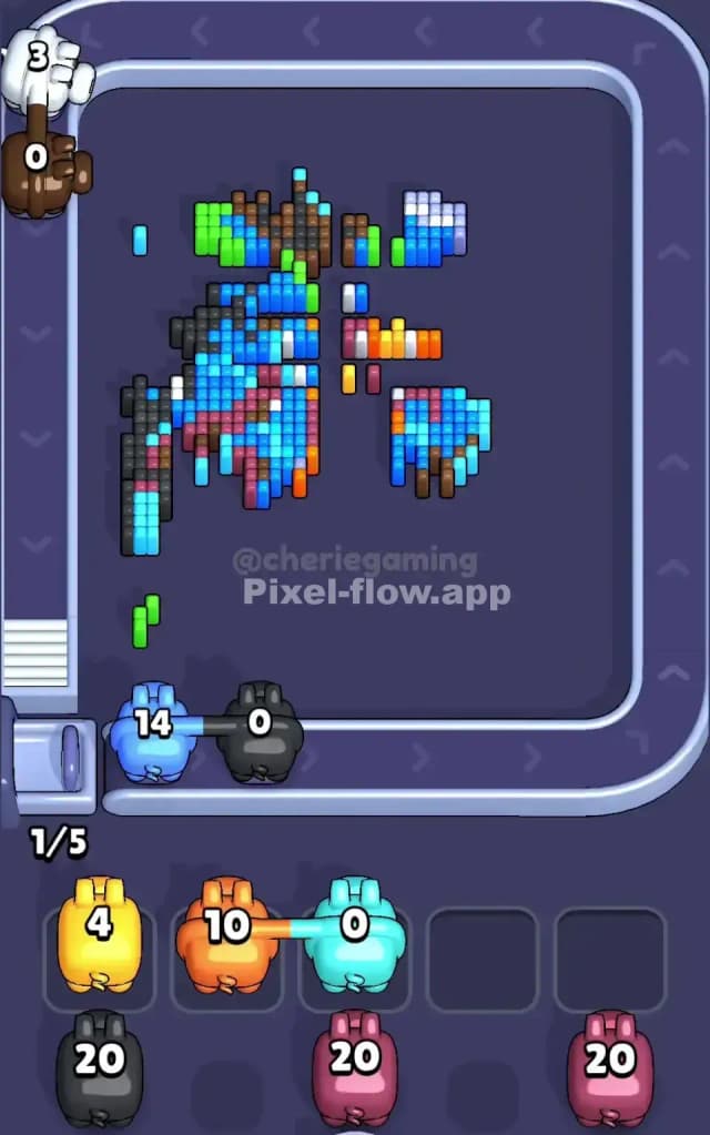 Pixel Flow Level 785 Solution 3