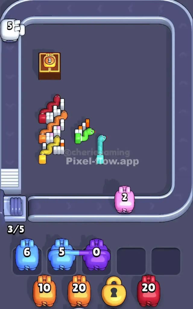 Pixel Flow Level 723 Solution 3