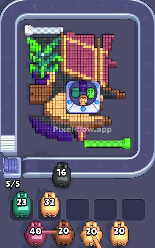 Pixel Flow Level 670 Solution 1