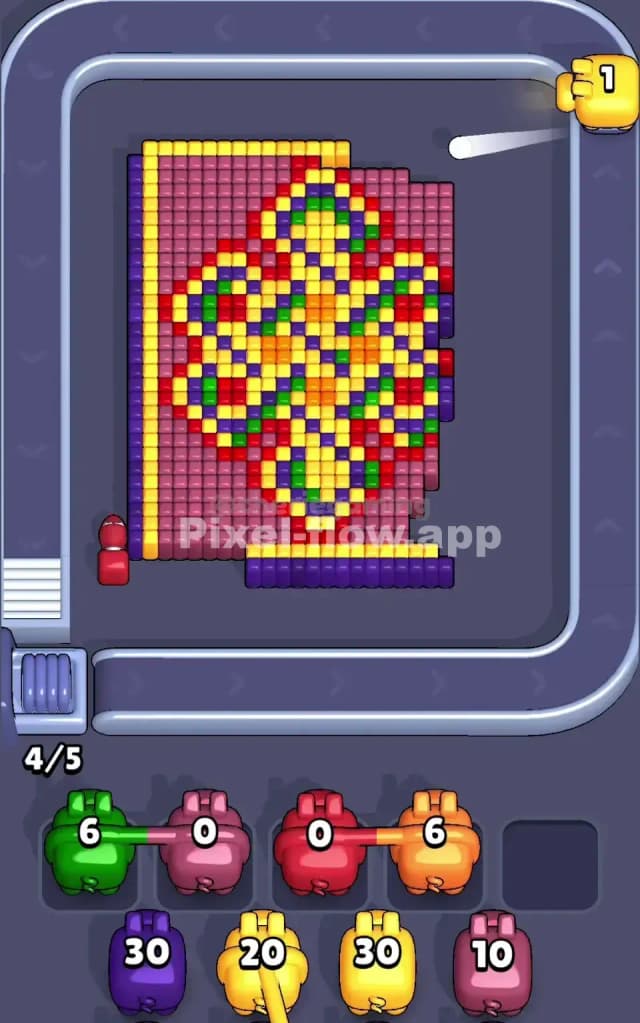 Pixel Flow Level 219 Solution 1