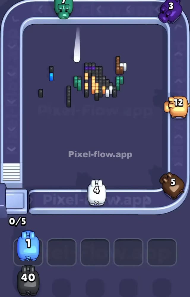 Pixel Flow Level 1054 Solution 3