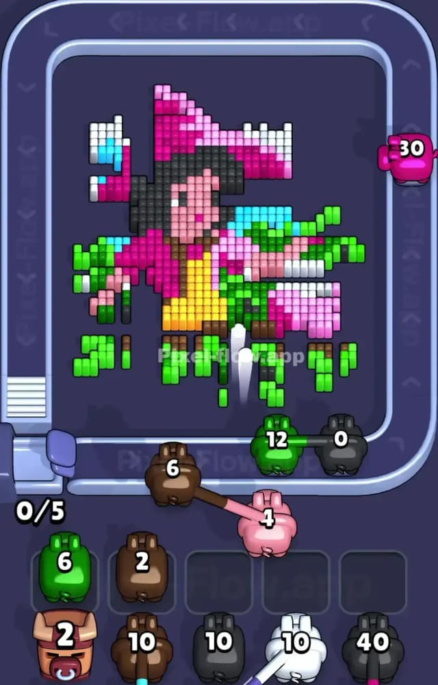 Pixel Flow Level 1453 Solution 1