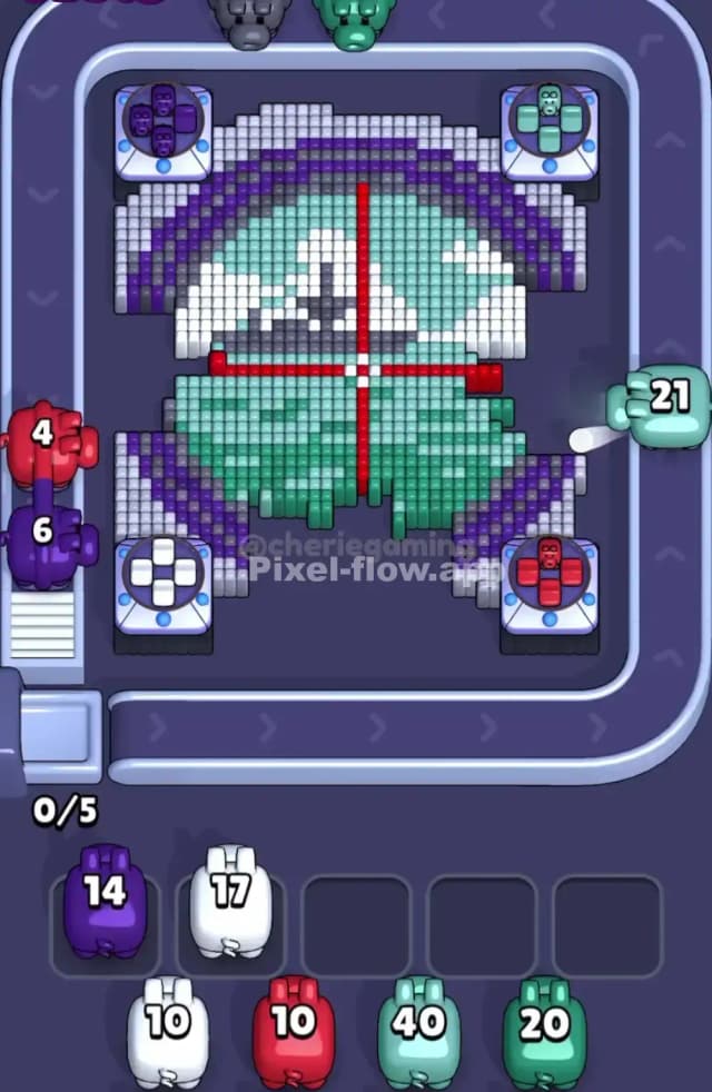 Pixel Flow Level 1638 Solution 1