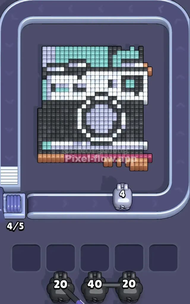 Pixel Flow Level 544 Solution 2