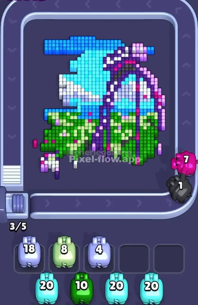 Pixel Flow Level 1652 Solution 1