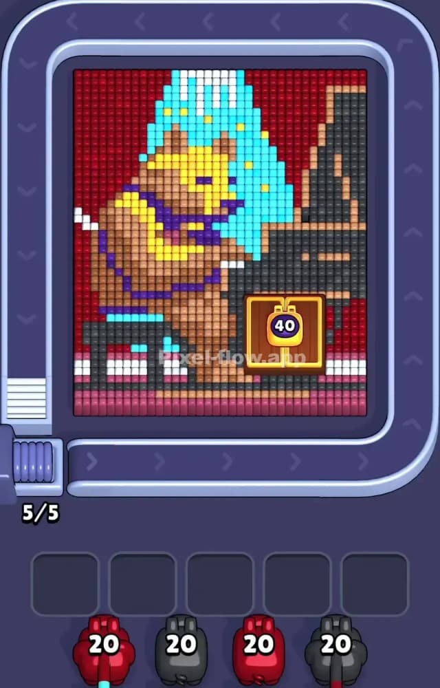 Pixel Flow Level 1097 Gameplay