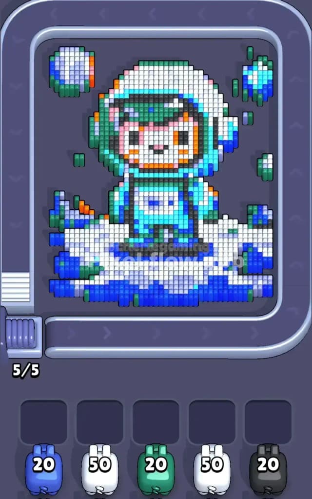 Pixel Flow Level 189 Gameplay