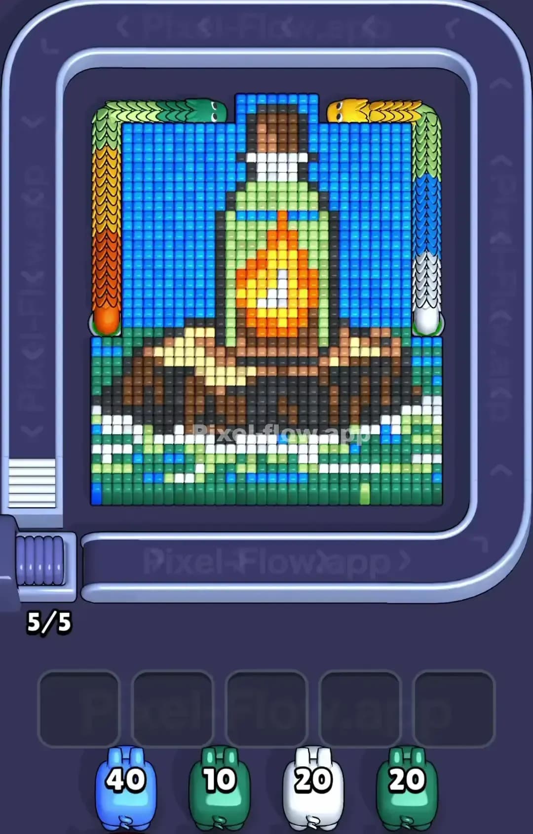 Pixel Flow Level 1392 Screenshot