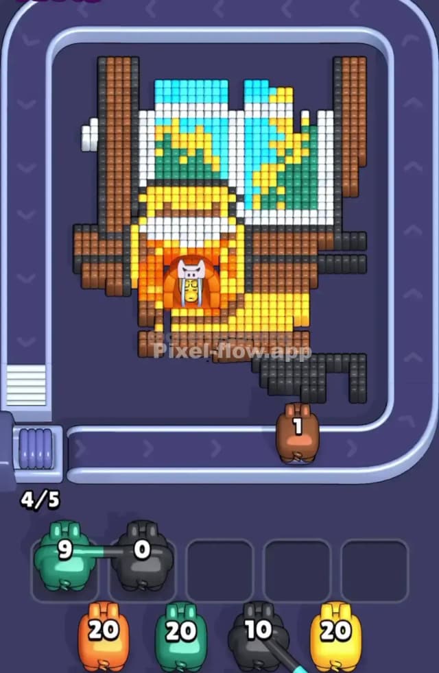 Pixel Flow Level 1798 Solution 1