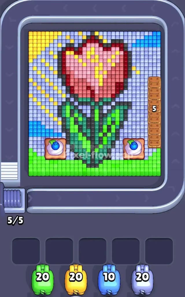 Pixel Flow Level 553 Gameplay